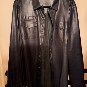 Men's Black Leather Jacket